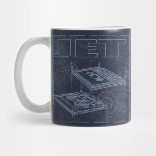 Jet Technical Drawing Mug